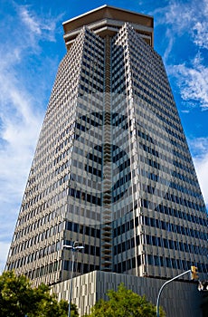 Edificio Colon - skyscraper in Barcelona, Spain.