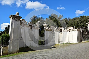 Edificio della Meridiana in the Villa Borghese Park photo