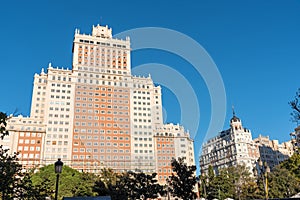 The Edificio Espana in Madrid, Spain photo