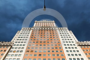 Edificio EspaÃÂ±a ard deco skyscraper in Plaza de EspaÃÂ±a, Madrid photo