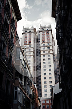 Edificio EspaÃÂ±a art deco skyscraper in Plaza de EspaÃÂ±a photo