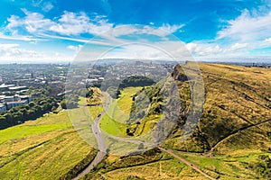 Edinburgh from Arthur\'s Seat