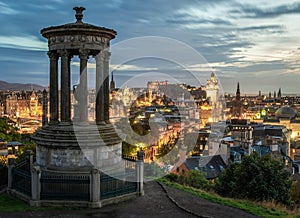 Edinburgh Carlton Hill Sunset