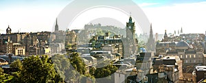 Edinburgh castle from Calton Hill