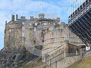 Edinburgh castle in Edinburgh