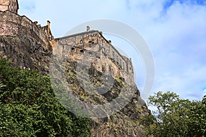 Edinburgh Castle in the Edinburgh,Scotland