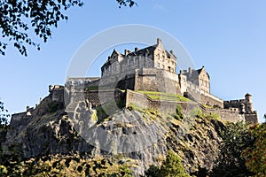 Edinburgh Castle is a historic castle in Edinburgh, Scotland. It stands on Castle Rock