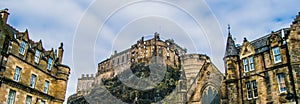 Edinburgh castle panorama