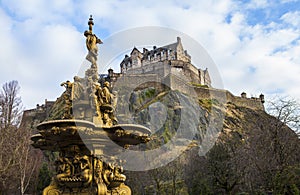 Edinburgh Castle in Scotland