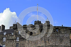 Edinburgh castle in Scotland