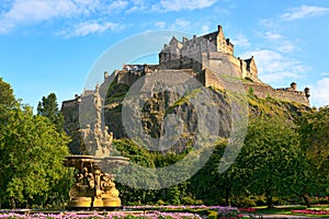 Edinburgh Castle, Scotland, Ross Fountain photo