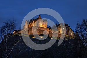 Edinburgh Castle in Scotland, UK