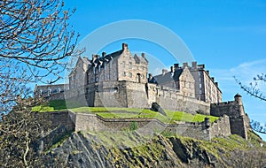 Edinburgh Castle in Springtime.