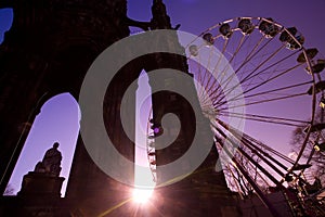 Edinburgh Christmas Skyline