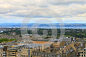 Edinburgh city panorama