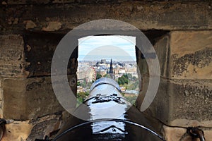 Edinburgh city panorama