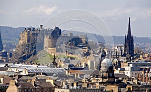 Edinburgh cityscape photo