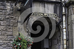 Edinburgh corner view