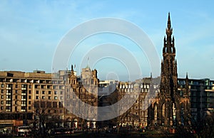 Edinburgh Princes street. photo