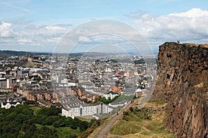 Edinburgh from salisbury's crag