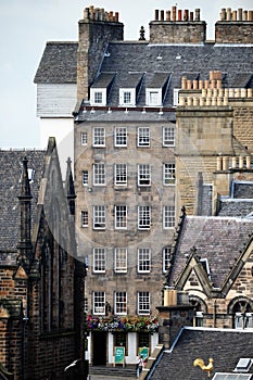 Edinburgh Tenement, Lawnmarket, Royal Mile photo