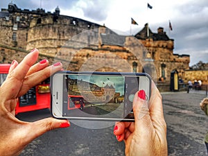 Edinburgh Castle escocia turist photo