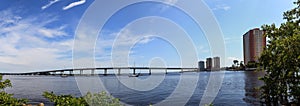 Edison Bridge over the Caloosahatchee River in Fort Myers