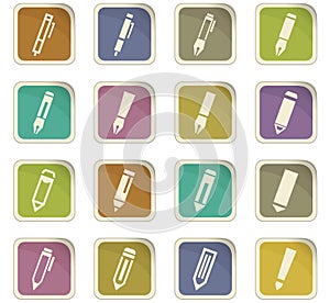 Edit icon set