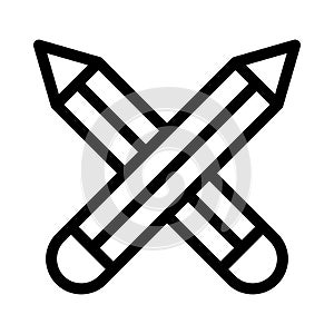 Edit vector thin line icon