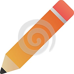 Edit Pencil Pen Icon, vector, flat, gradient, color, illustration, art for design, ui, web, interface