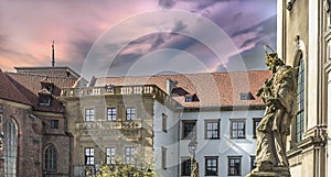 edit resubmission view of the façade of the castle of the silesian piasts in the shore