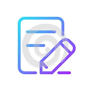 Edit text pixel perfect gradient linear ui icon
