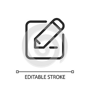 Edit text pixel perfect linear ui icon