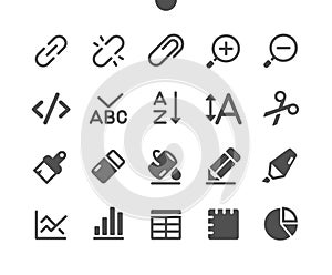 Edit text v4 UI Pixel Perfect Well-crafted Vector Solid Icons 48x48 Ready for 24x24 Grid for Web Graphics and Apps