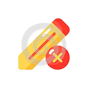 Edit vector flat color icon