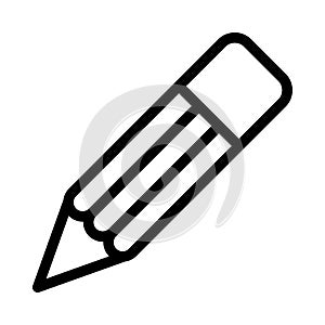 Edit vector thin line icon