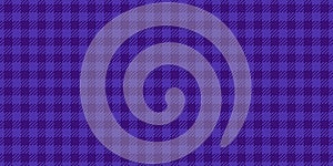 Editable fabric background textile, kilt seamless check tartan. Colorful vector texture pattern plaid in indigo and violet colors