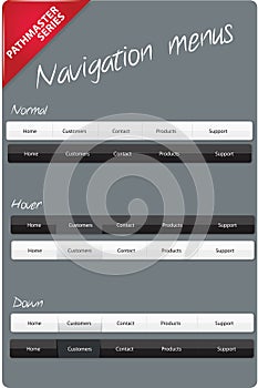 Editable navigation menus