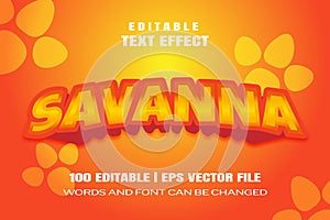 Savanna text effect