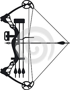 Compound bow and arrow