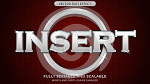 editable subscribe text effect in luxury and modern style eps file