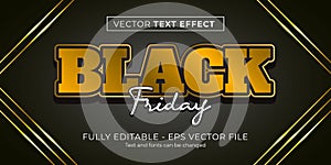 Editable Text Effect Black Friday Style
