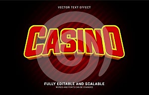 Editable text effect, Casino style