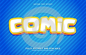 Editable text effect, Comic style