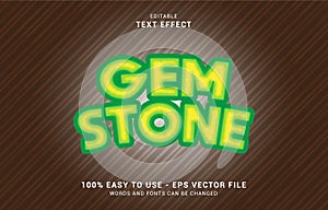 editable text effect, Gem Stone style