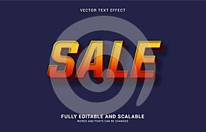 Editable text effect, Sale style