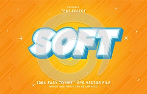 Editable text effect, Soft style