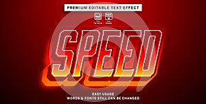 editable text effect speed