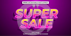 Editable text effect sale