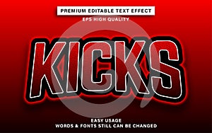 Editable text effects for a wide variety of design